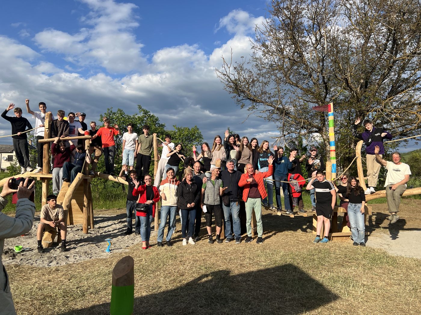 Spielplatz-Projekt in Tarnalelesz, Ungarn